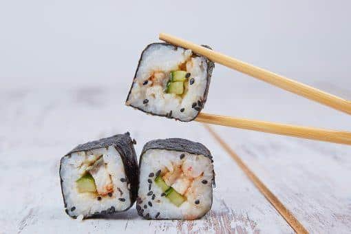 Billede af sushi.