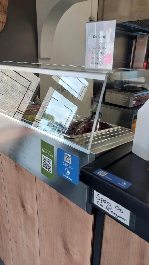 Mad Til Mig klistermærker på disk